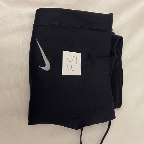 Nike Dri-Fit Pants Women Activewear Size XS Athletic Black Runner Jogger Strings - Picture 9 of 10